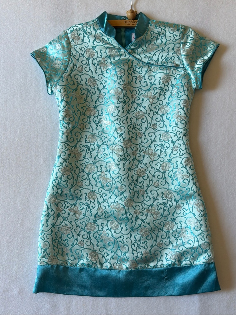 Vintage American Girl Teal Dress Like Your Doll Dress Size 8